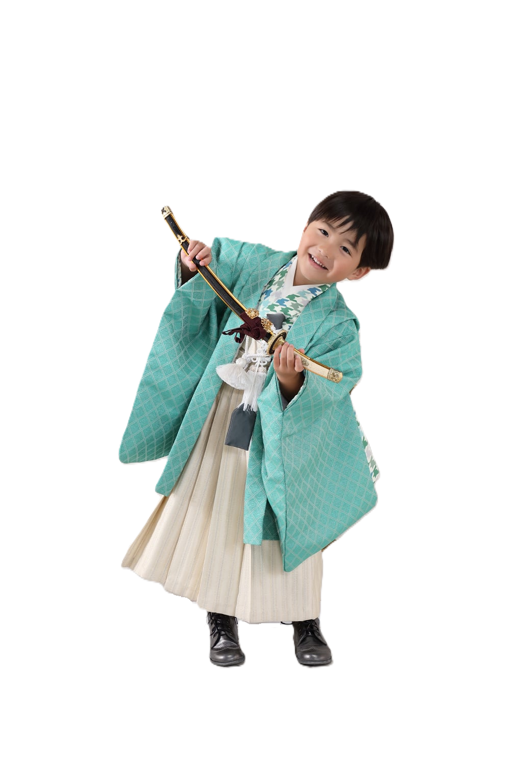 らくらく5歳袴 簡単に着せられる5歳男の子七五三袴